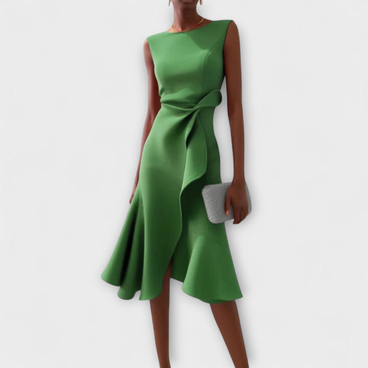 Andria – Vestido Médio Assimétrico
