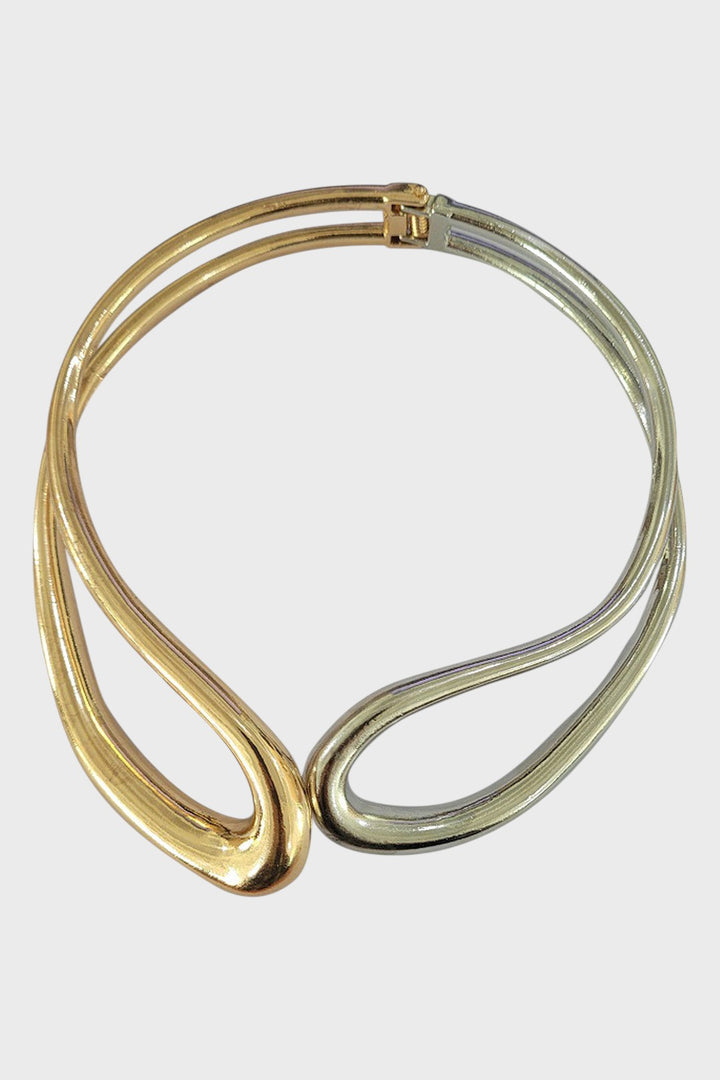 Asymmetrical Cut Necklace