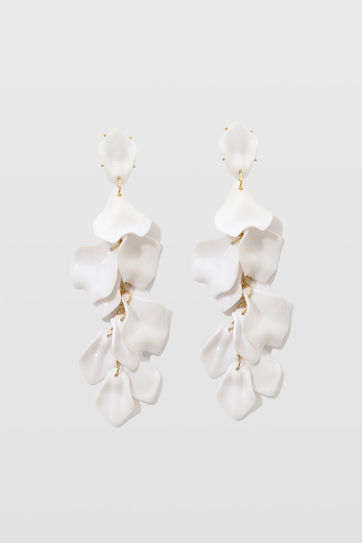Brincos em Estilo de Pétalas de Orquídea