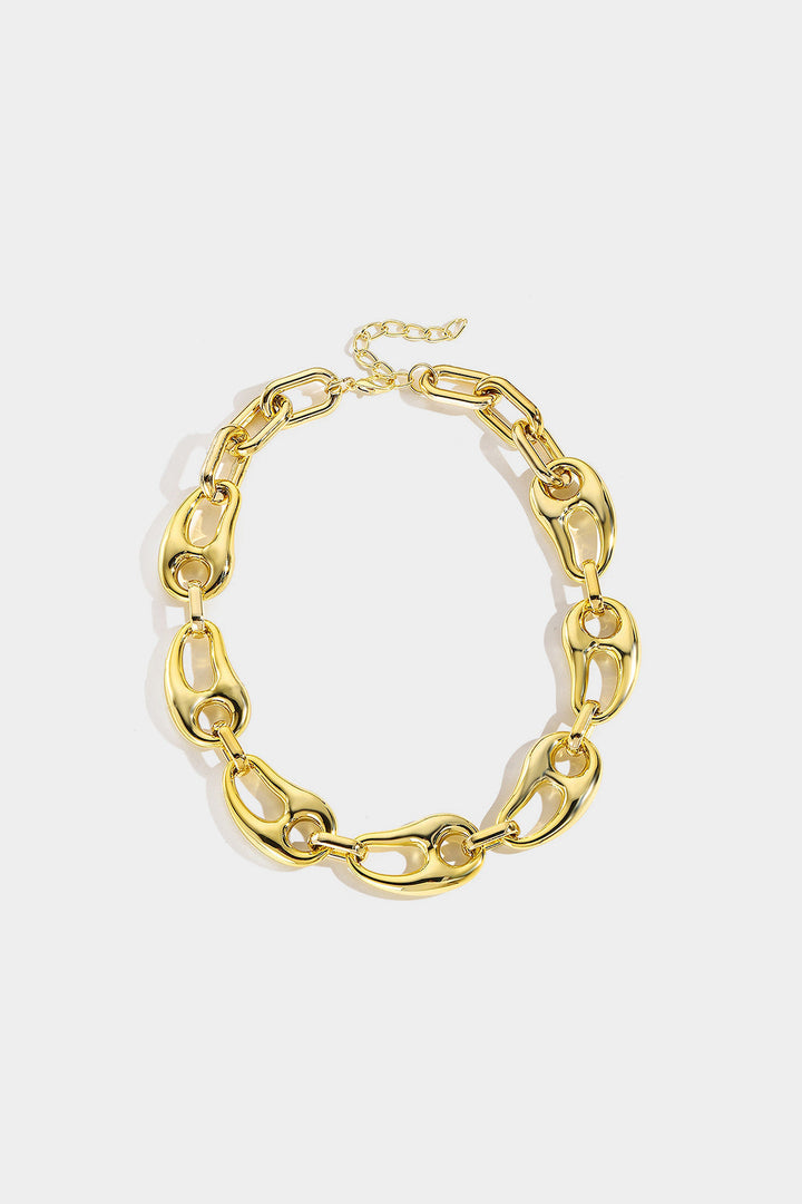 Colar Choker de Metal Elegante