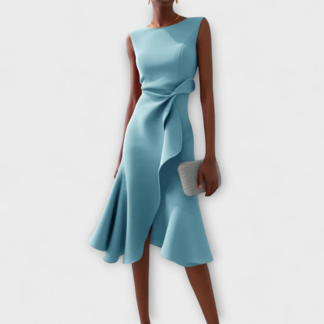 Andria – Vestido Médio Assimétrico
