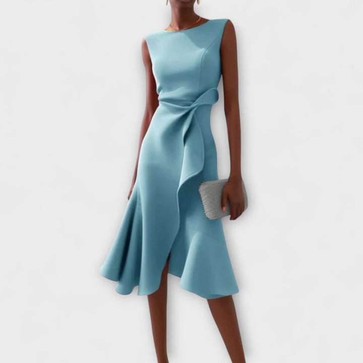 Andria – Vestido Médio Assimétrico
