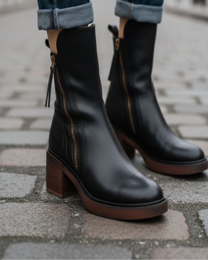 Filipa - Botas com salto confortável e elegantes