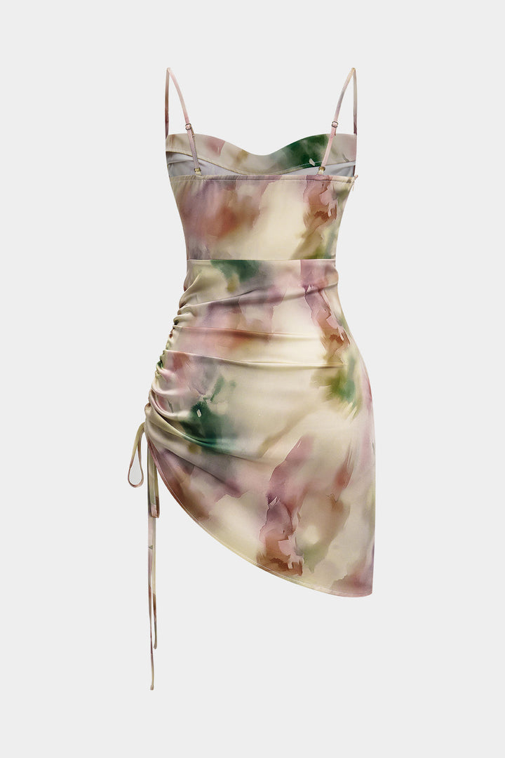 Beatriz - Vestido Mini Sem Mangas Em Tie Dye