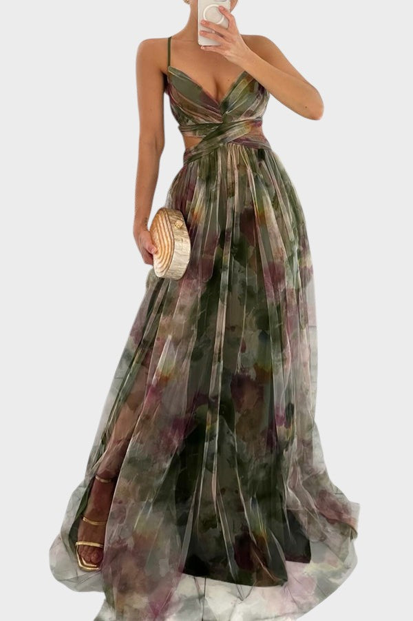Gisele - Vestido longo Floral