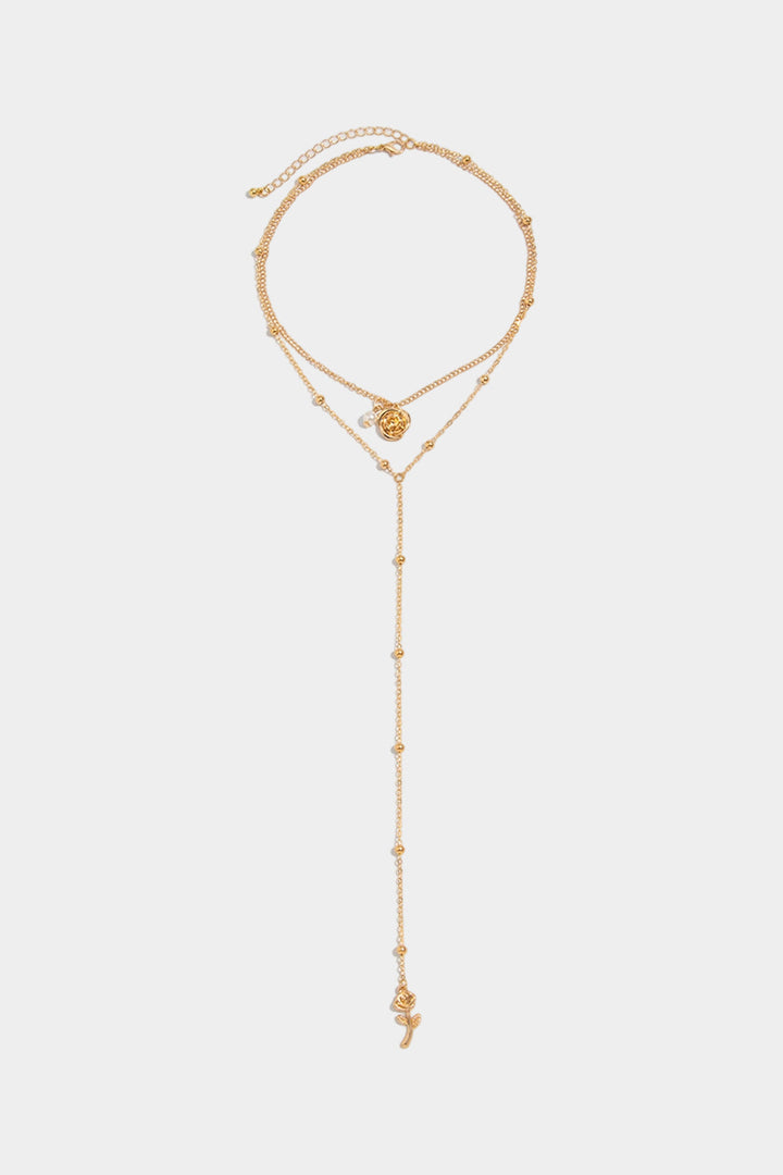 Colar Rosa Elegante
