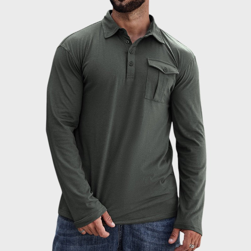 Duarte - Polo casual com bolsos