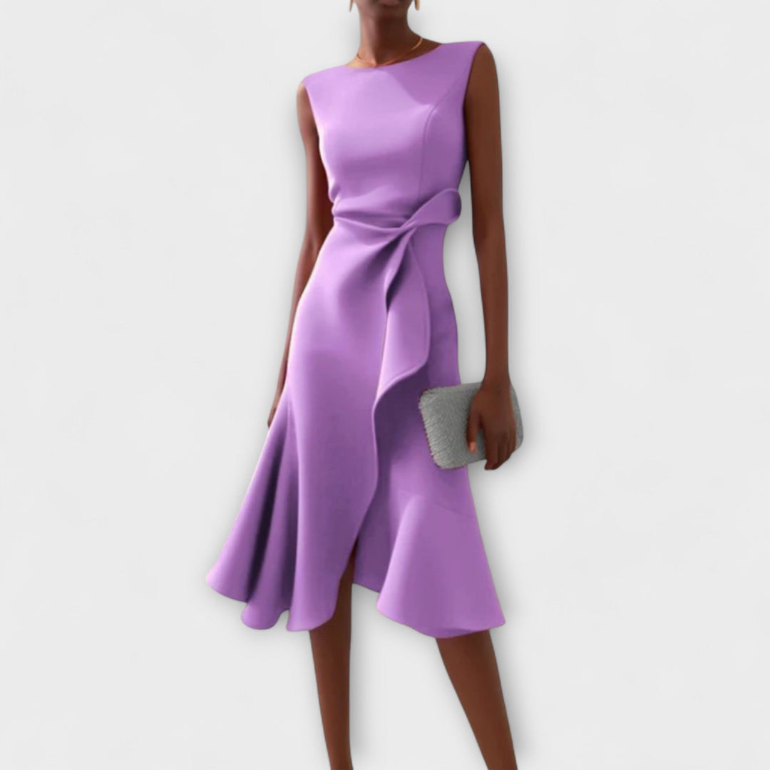 Andria – Vestido Médio Assimétrico