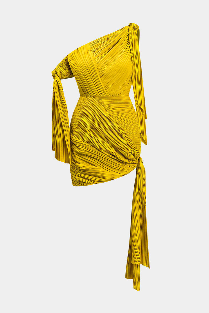 Cristina - Vestido Curto com Design Assimétrico