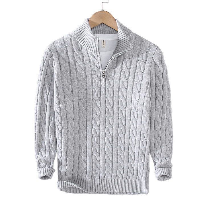 Rafael - Camisola de Malha Luxuosa com Fecho