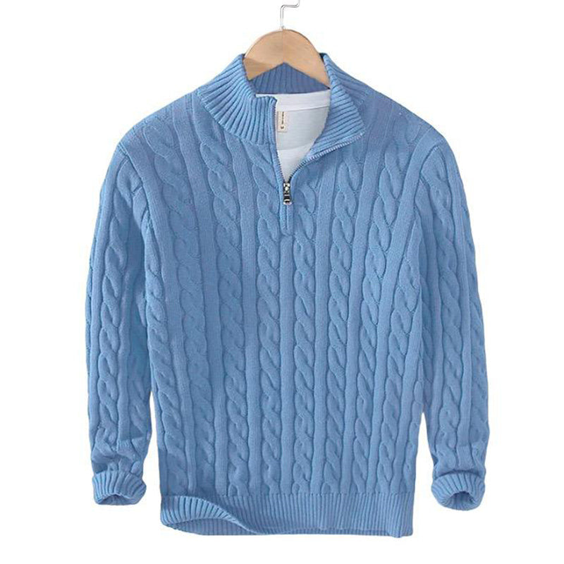Rafael - Camisola de Malha Luxuosa com Fecho
