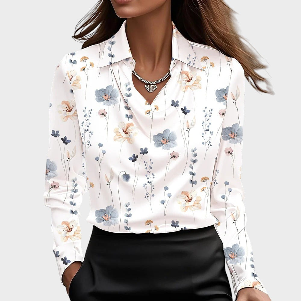 Pilar - Blusa com brilho elegante