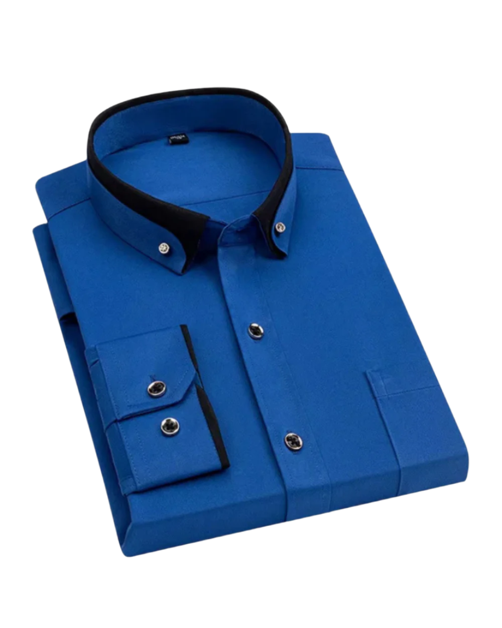 João - Camisa Sofisticada Masculina com Gola em Contraste