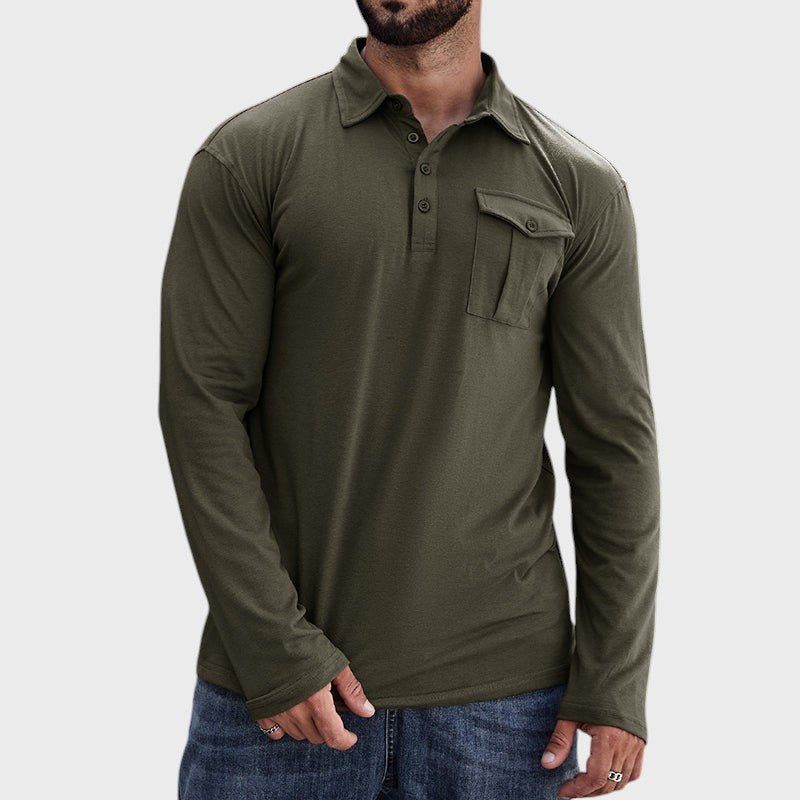 Duarte - Polo casual com bolsos