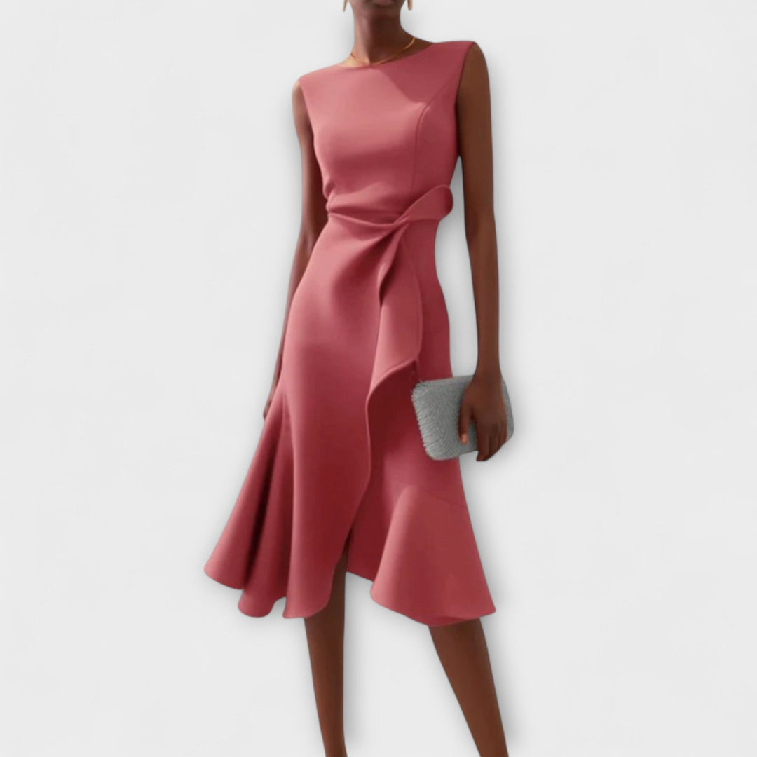 Andria – Vestido Médio Assimétrico