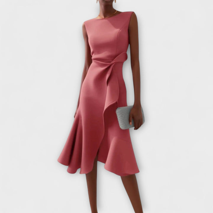Andria – Vestido Médio Assimétrico