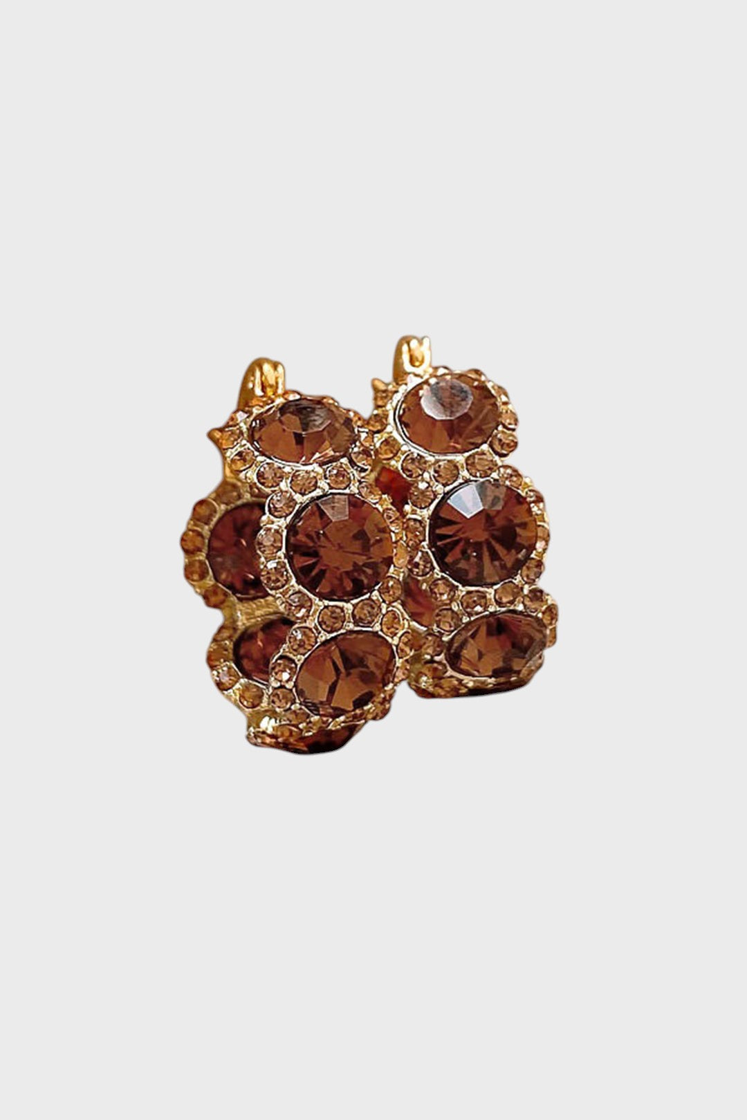 Brincos de Argola com Cristais