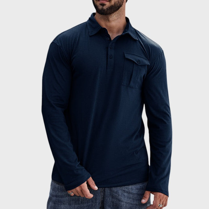 Duarte - Polo casual com bolsos