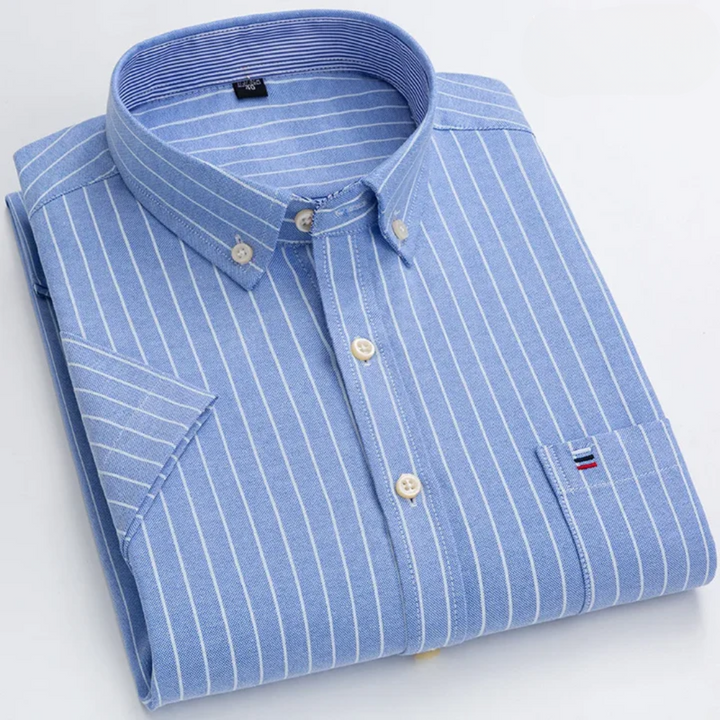 Estêvão - Camisa Masculina de Xadrez e Listras