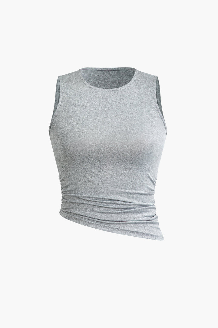 Vanessa- Conjunto Top Sem Mangas Pregas & Saia Maxi Abertura