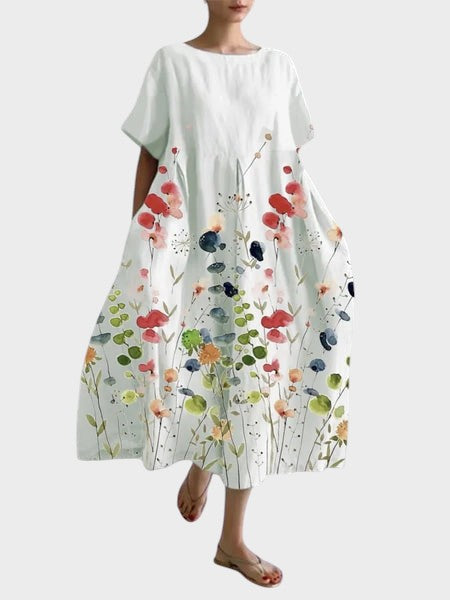 Ariel - Vestido Floral De Verão