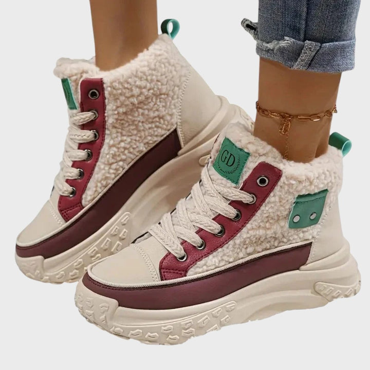 Cristina - Botas Confortáveis de Plataforma