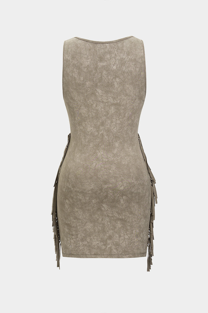 Nuria - Vestido Mini Sem Mangas