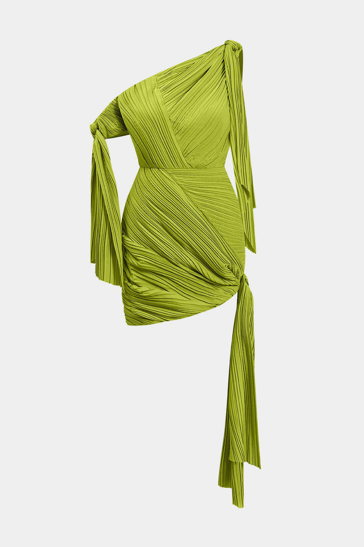 Cristina - Vestido Curto com Design Assimétrico