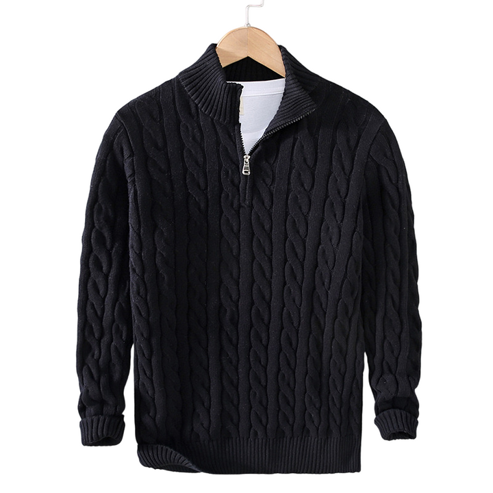 Rafael - Camisola de Malha Luxuosa com Fecho