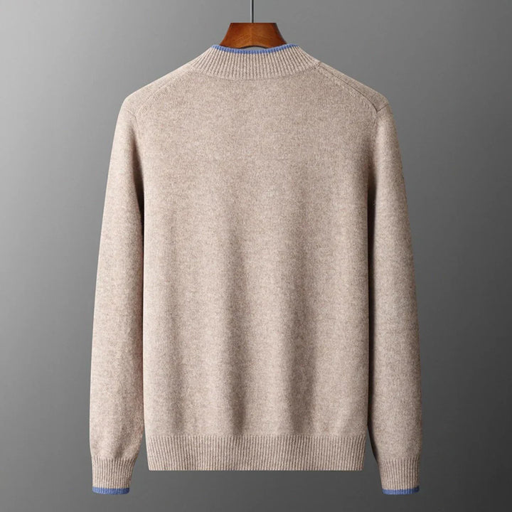 Luís - Casaco de Cashmere com Fecho de Zíper