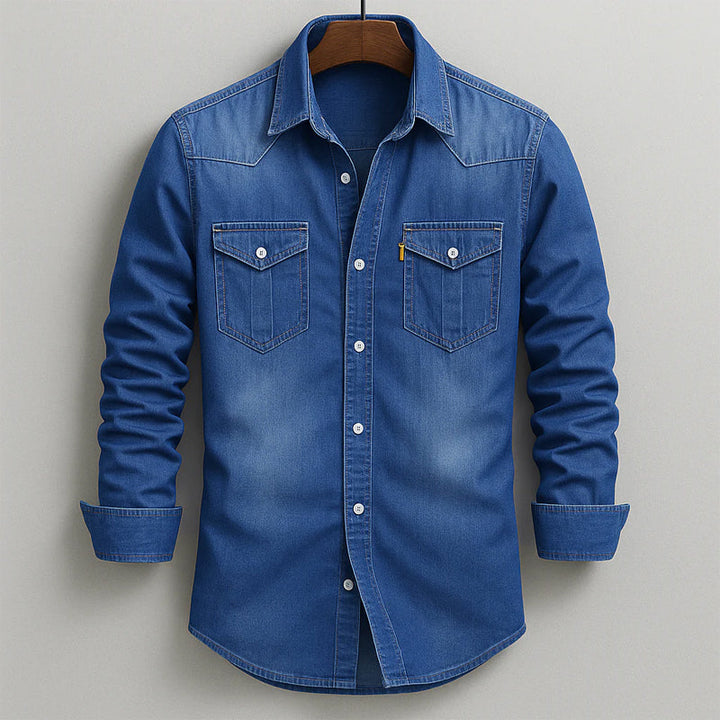 Guilherme - Camisa de Denim Colorado