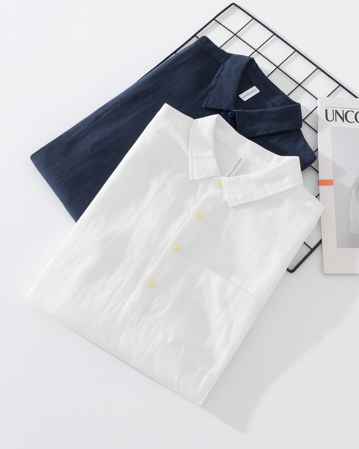 Henrique - Camisa com Detalhe de Colar