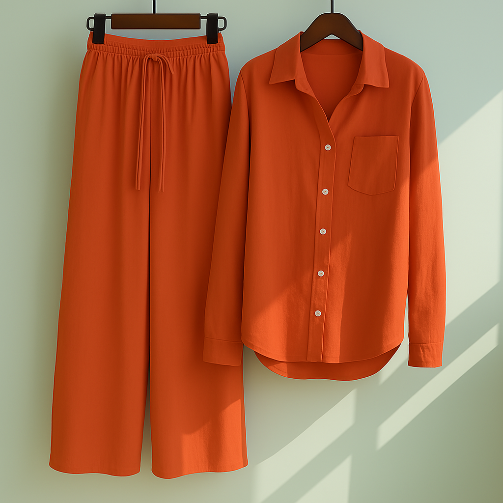 Alice - Conjunto Primavera Casual em Duas Peças