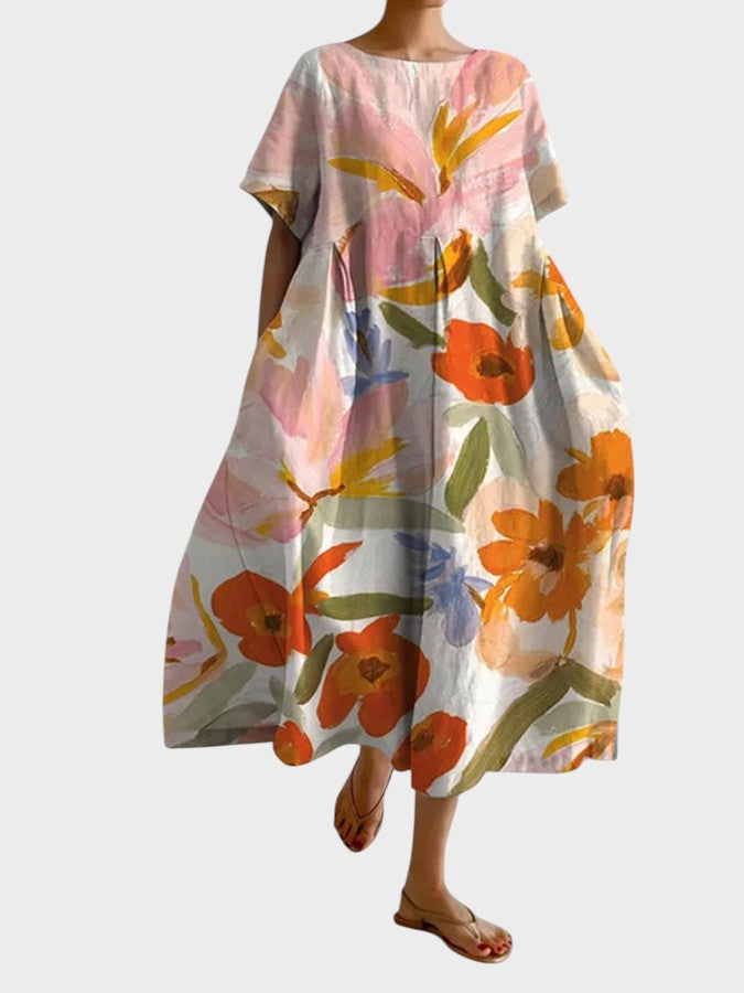 Ariel - Vestido Floral De Verão