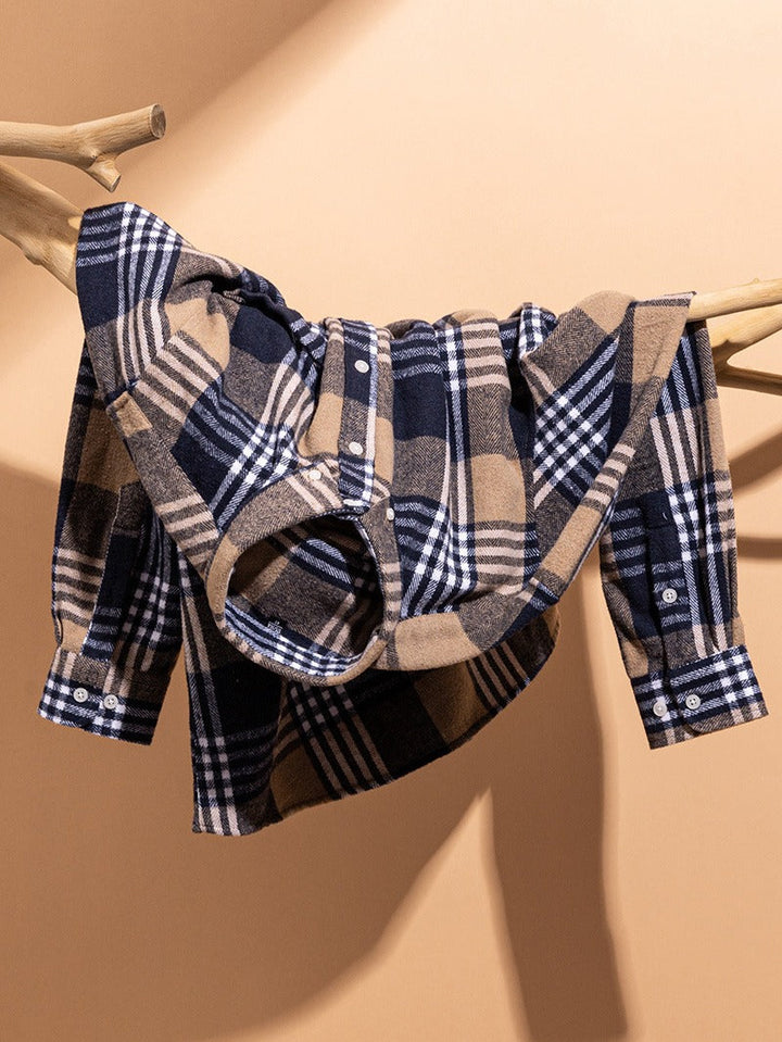 Gaspar - Camisa de Flanela Masculina com Estampa