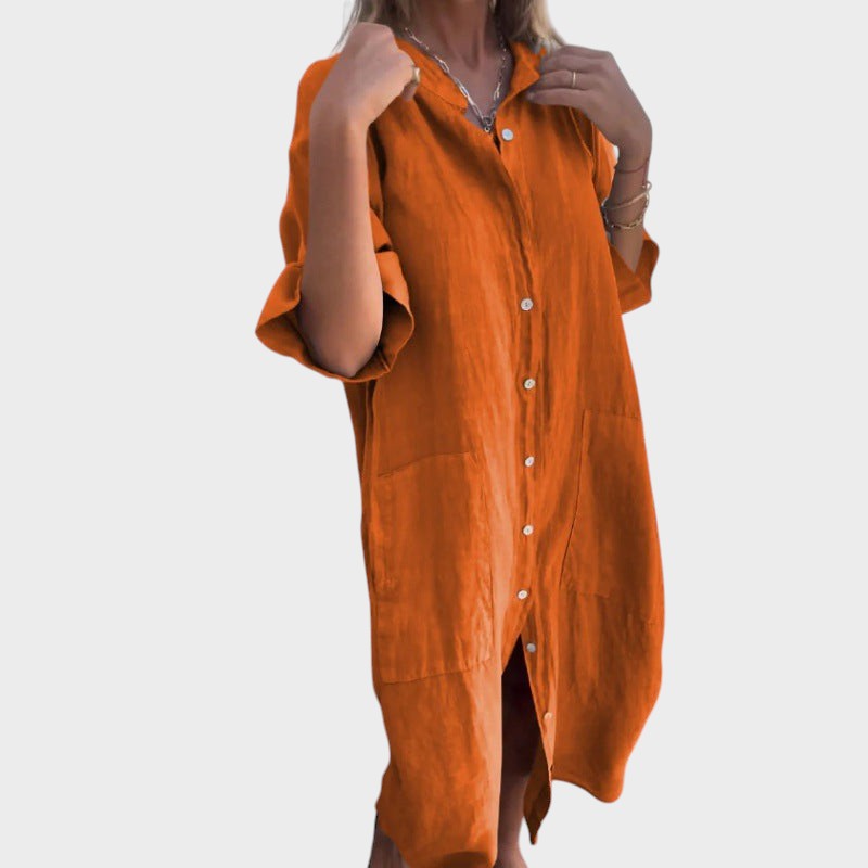 Carmo - Vestido Camisa Com Estilo Boho