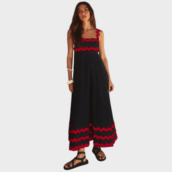 Alice - Vestido Floral Sem Mangas Em Silhueta Solta