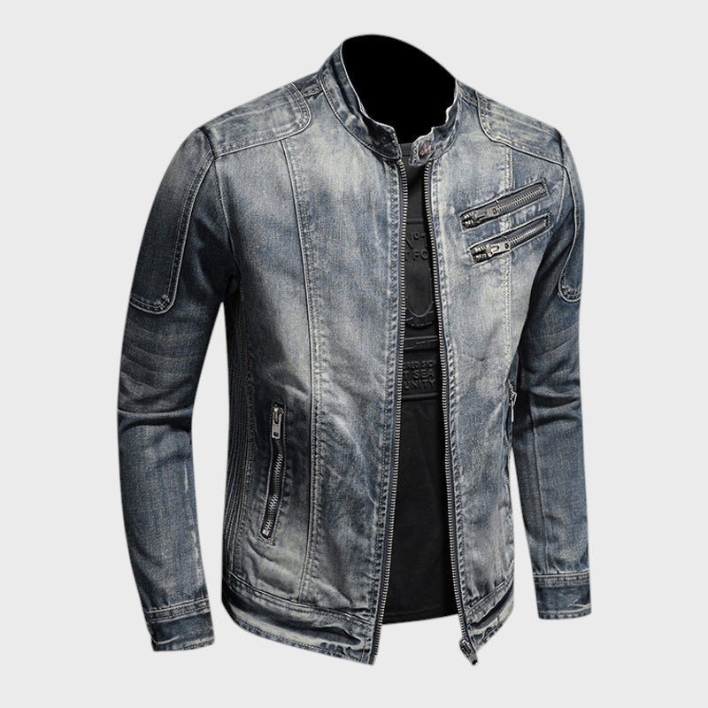 Simão - Casaco Vintage de Denim Premium