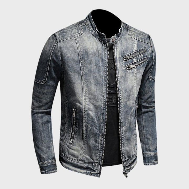 Simão - Casaco Vintage de Denim Premium