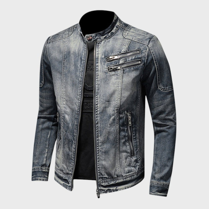 Simão - Casaco Vintage de Denim Premium