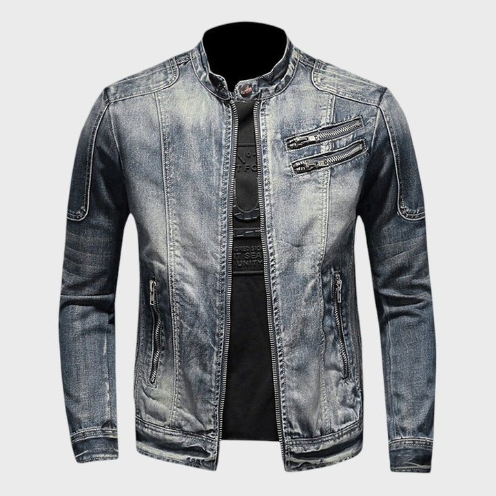 Simão - Casaco Vintage de Denim Premium