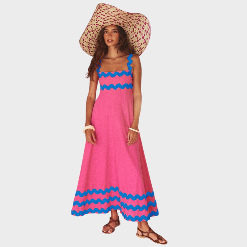 Alice - Vestido Floral Sem Mangas Em Silhueta Solta