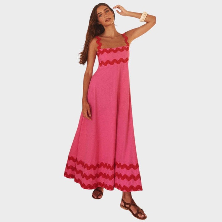 Alice - Vestido Floral Sem Mangas Em Silhueta Solta