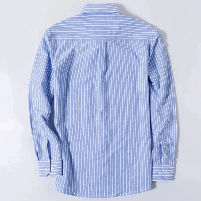 Francisco - Camisa Oxford Masculina com Bordado