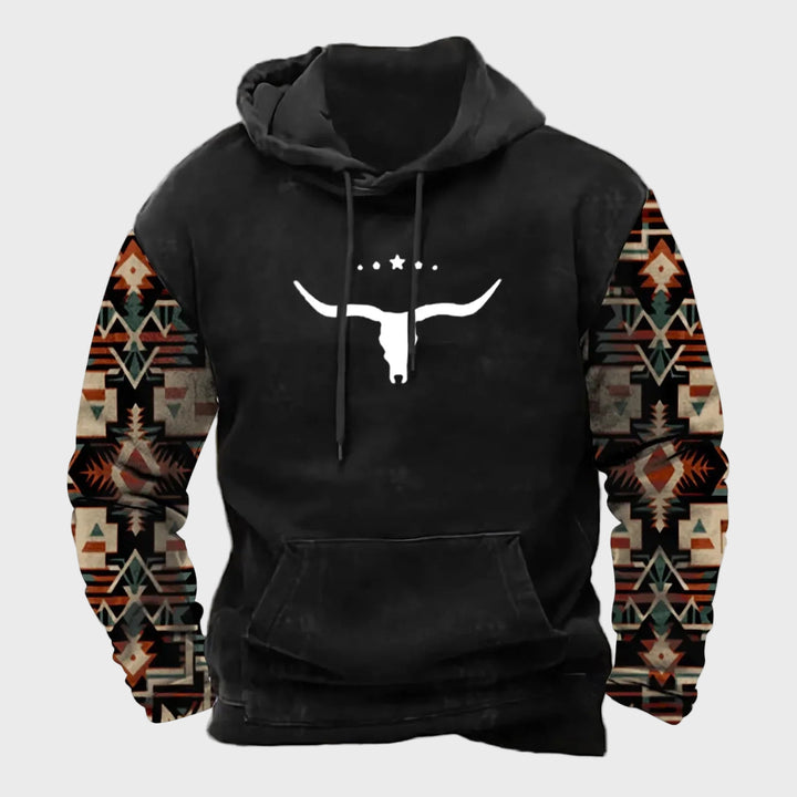 David - Hoodie com Estampas Gráficas