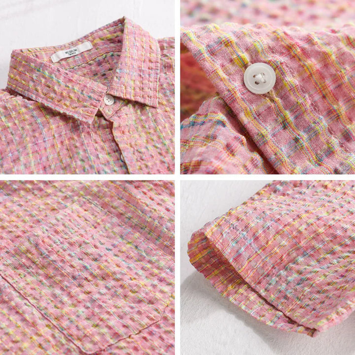 Simão - Camisa com Textura de Bolhas