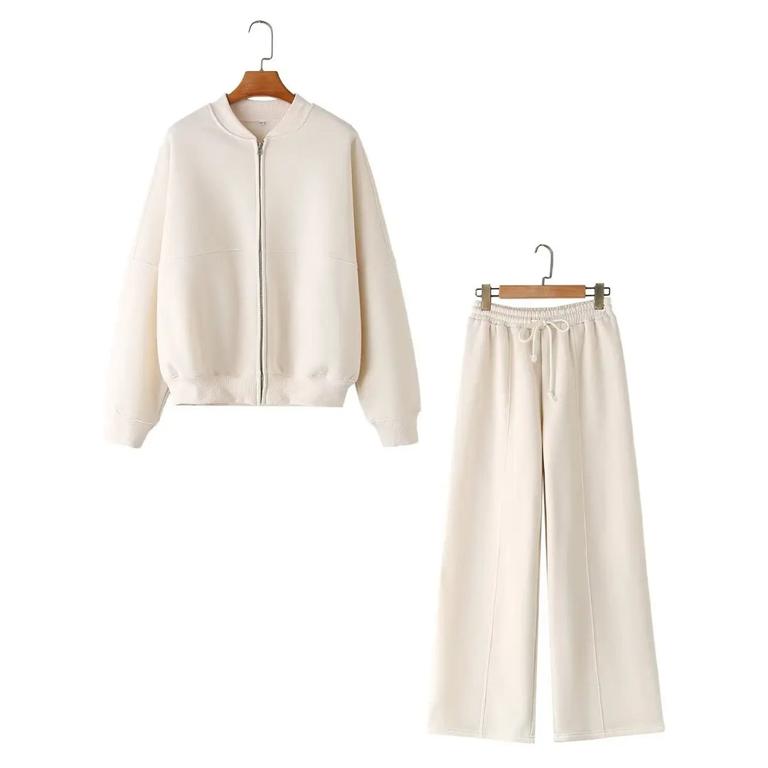 Samanta - Conjunto Retro de Veludo Bomber