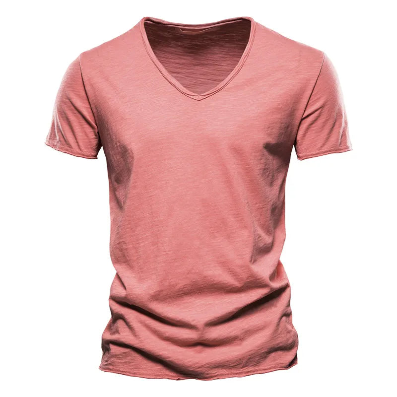 Carlos - T-shirt de algodão de verão