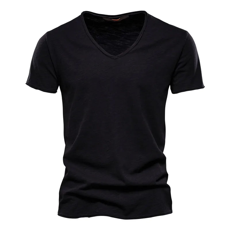 Carlos - T-shirt de algodão de verão