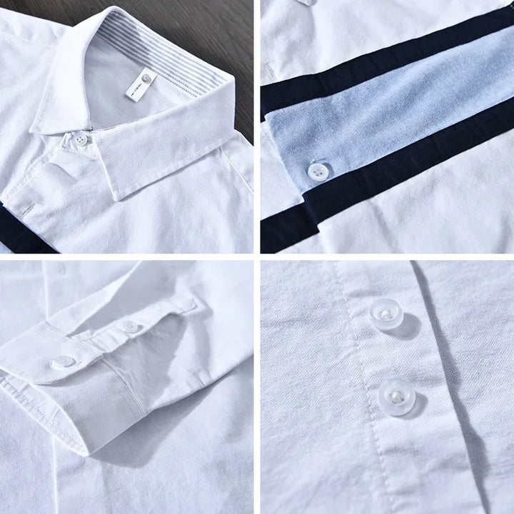 Duarte - Camisa riscas refinadas